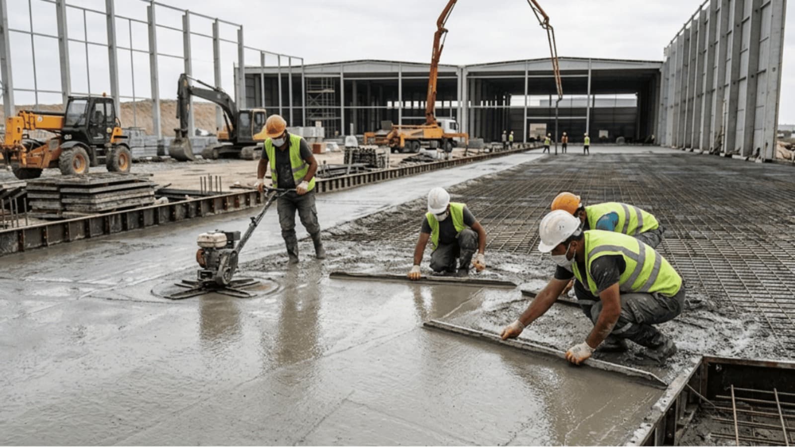 Saha Beton Uygulama Büyükçekmece